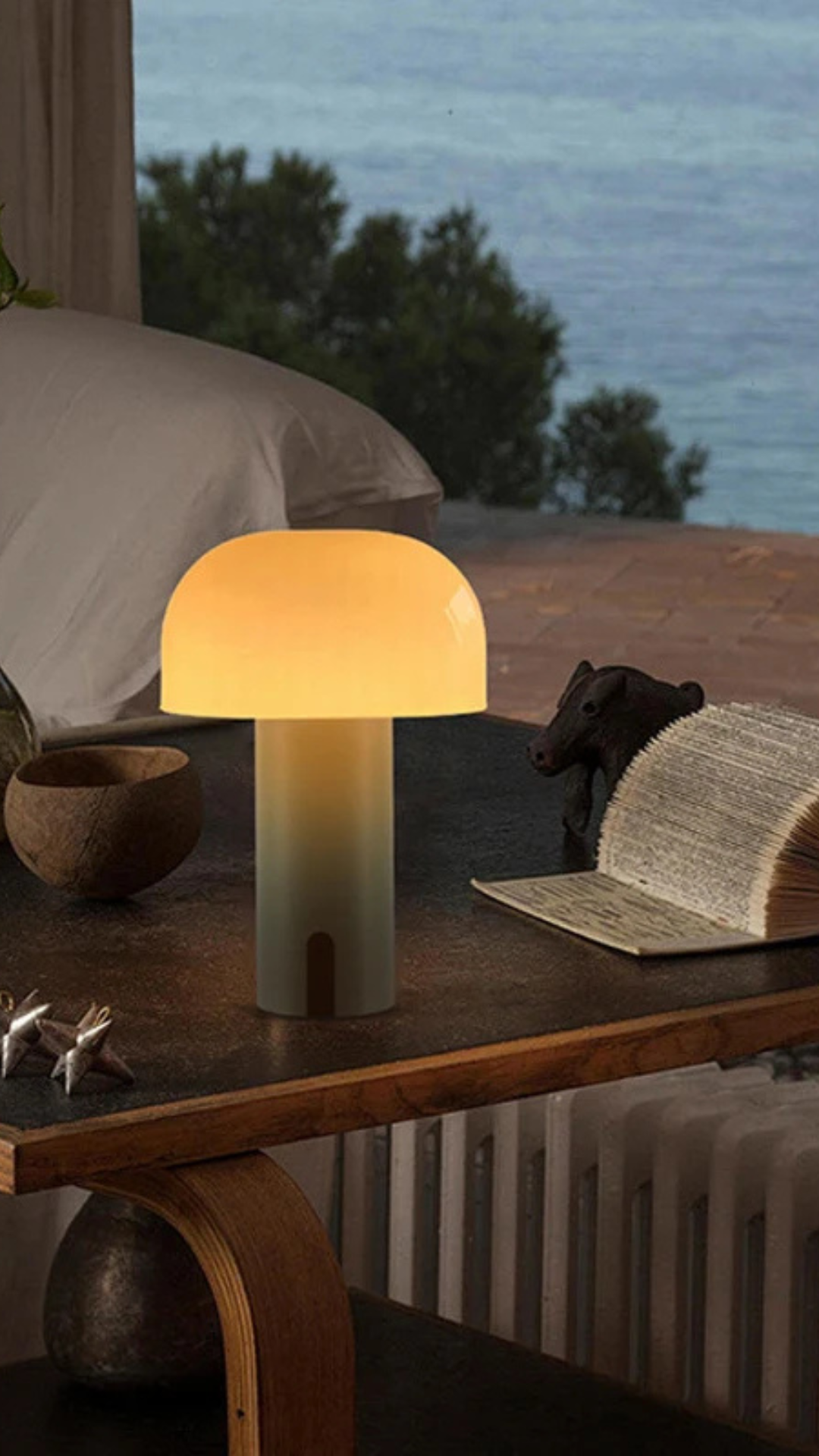 Lampe champignon tactile pour chambre .