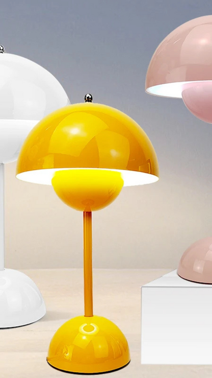 Lampe champignon de chevet .