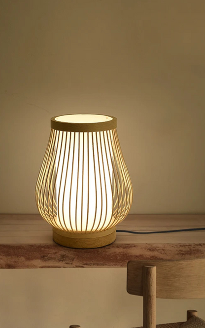 Lampe de chevet japonaise .