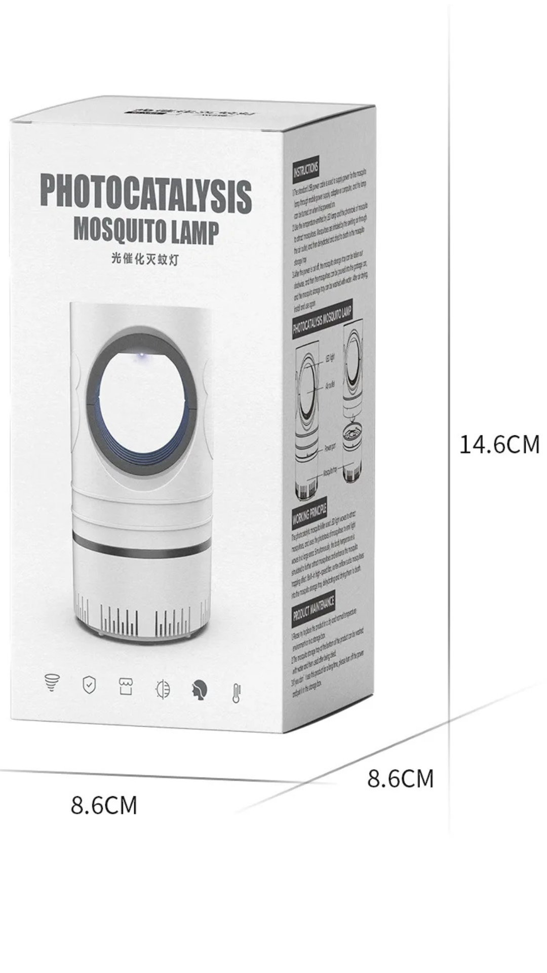 Lampe ultra violet anti moustique .