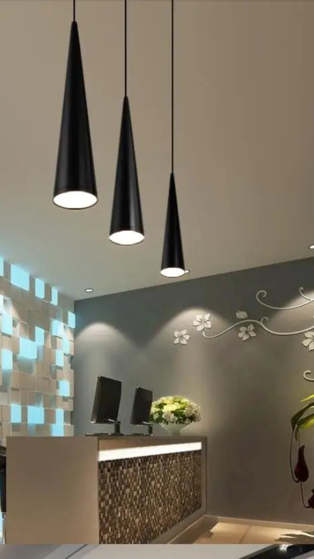 Lampe cuisine plafond .