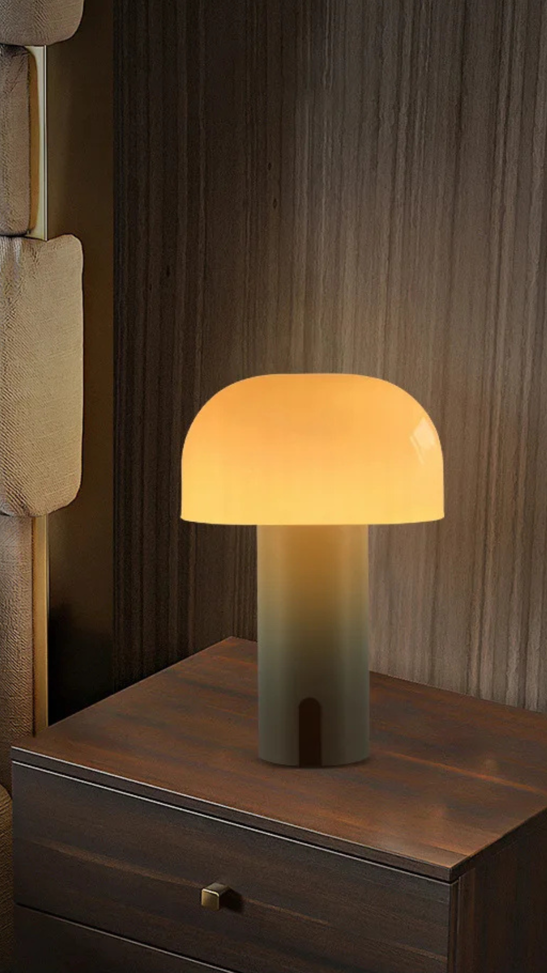 Lampe champignon tactile pour chambre .