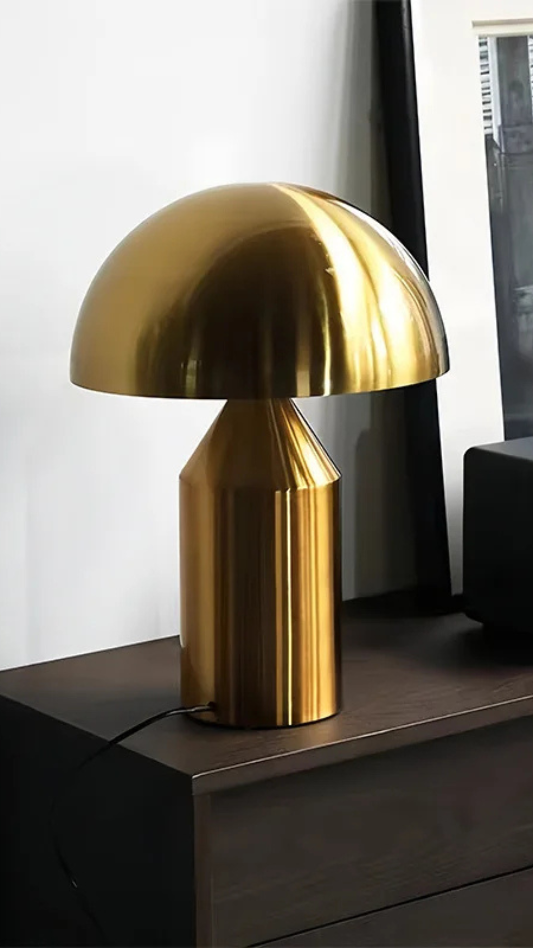 Lampe forme champignon .