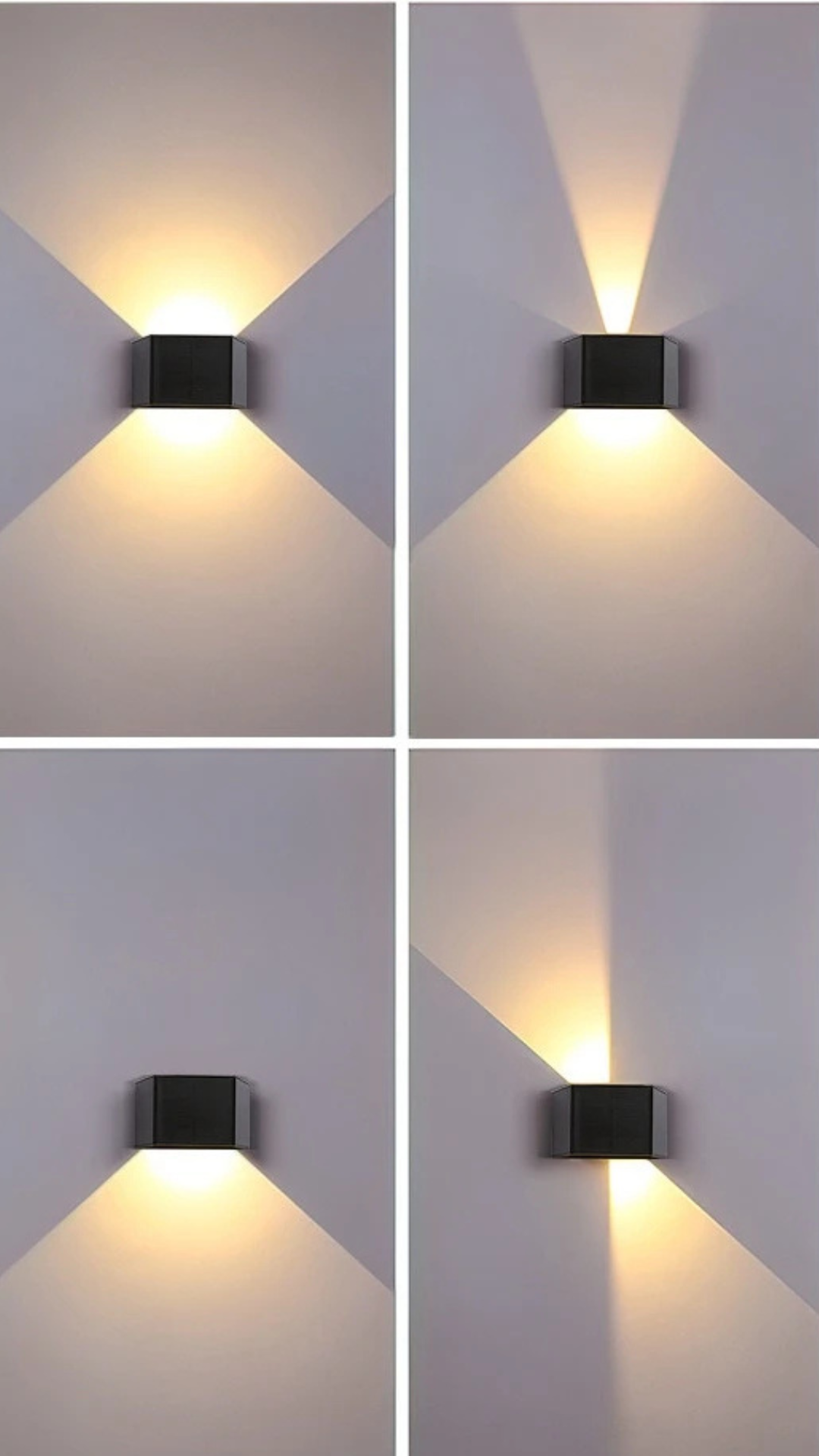 Lampe led extérieur sans fil solaire .