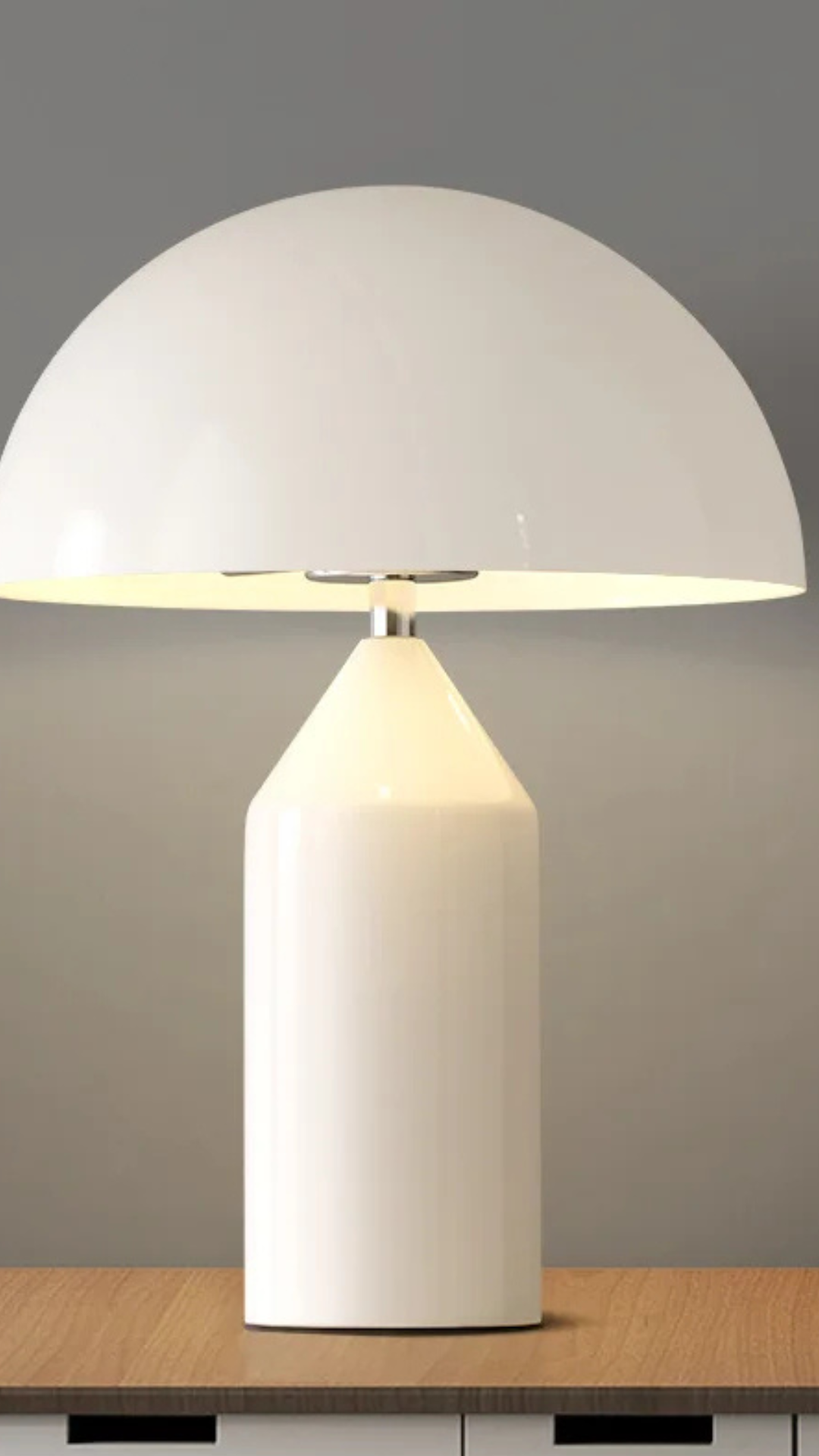 Lampe forme champignon .