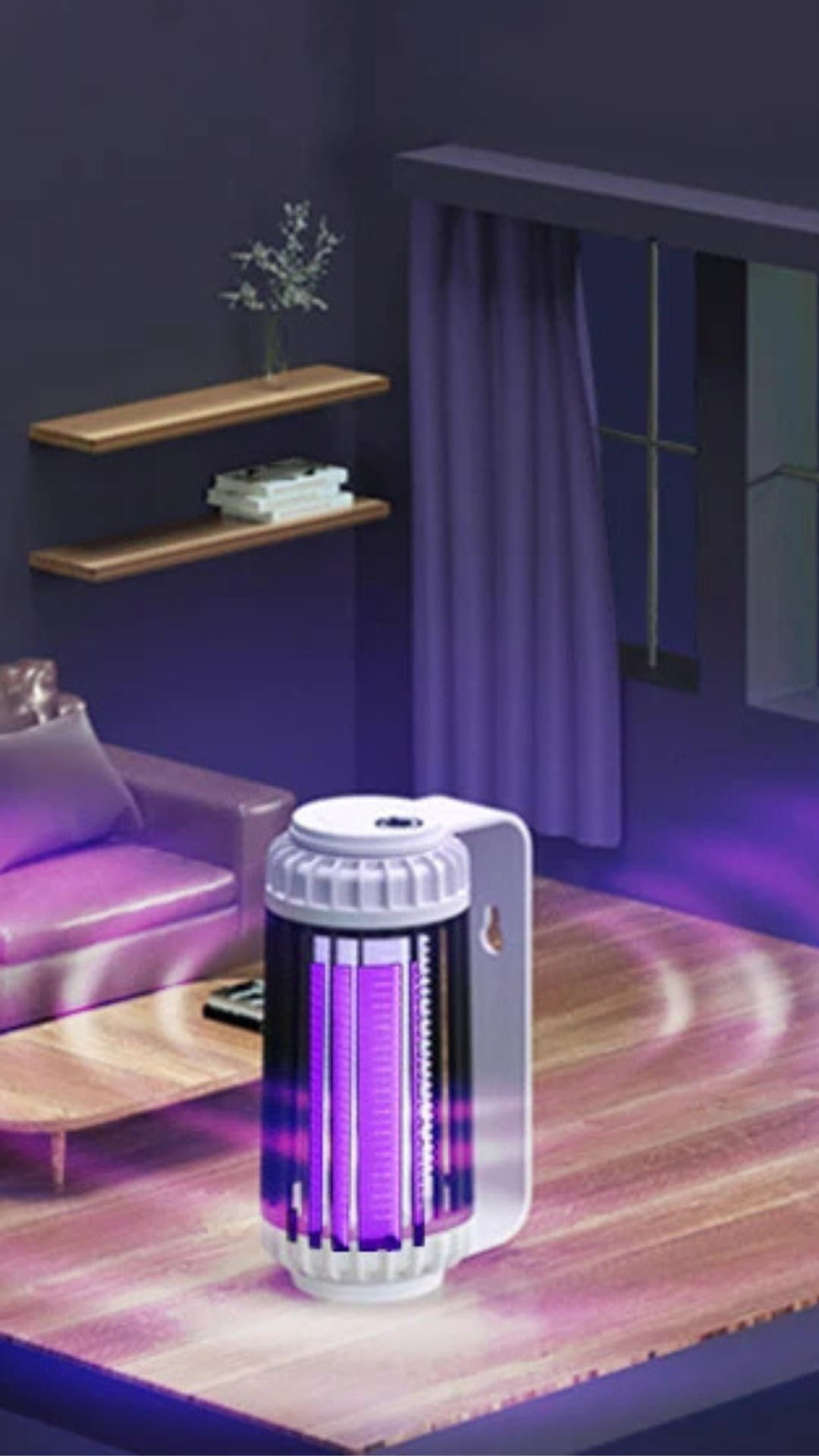 Lampe ultra violet anti moustique .