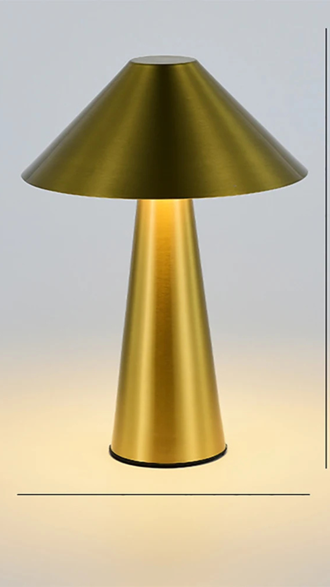 Lampe champignon tactile .