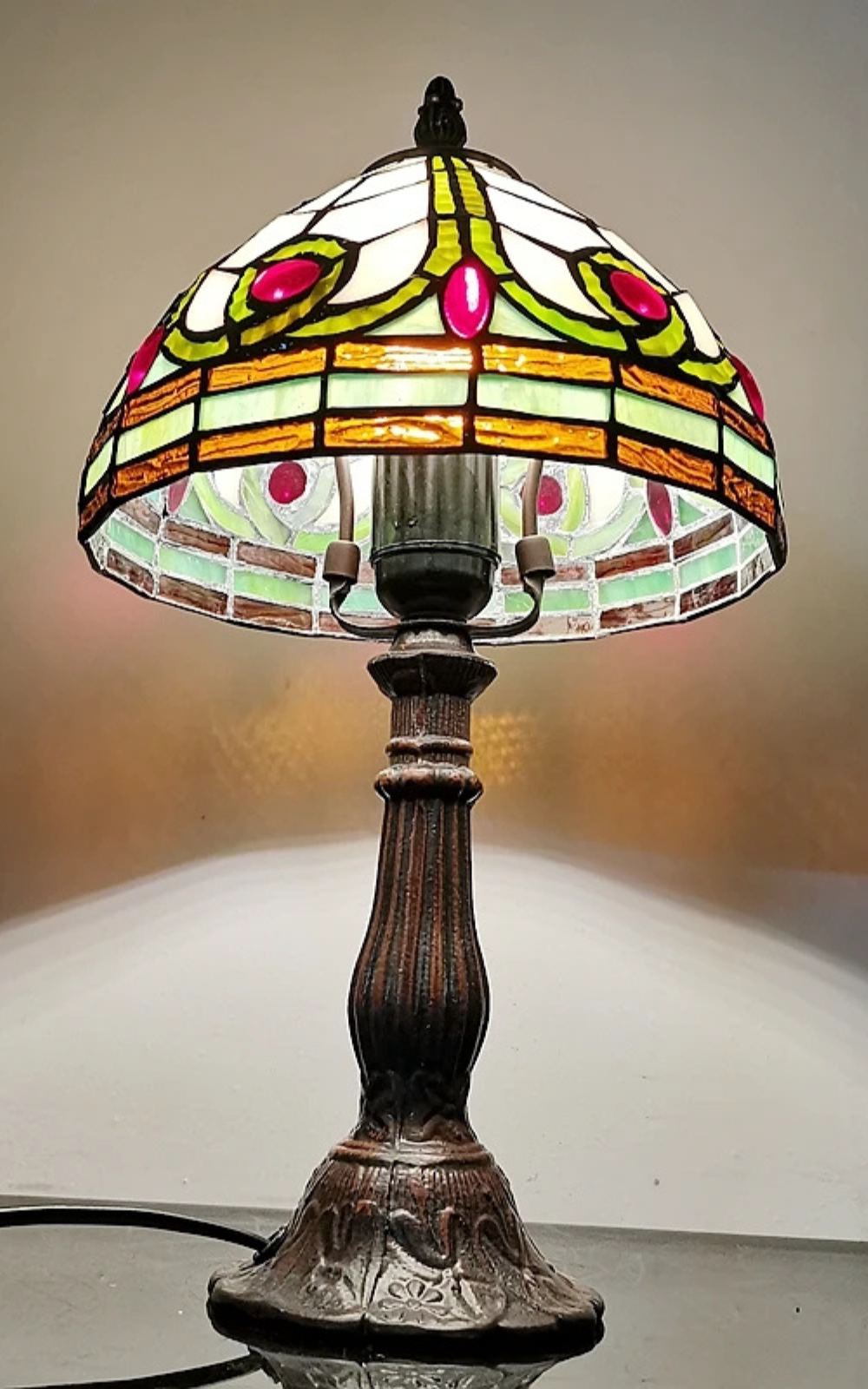 Lampe de chevet vintage .