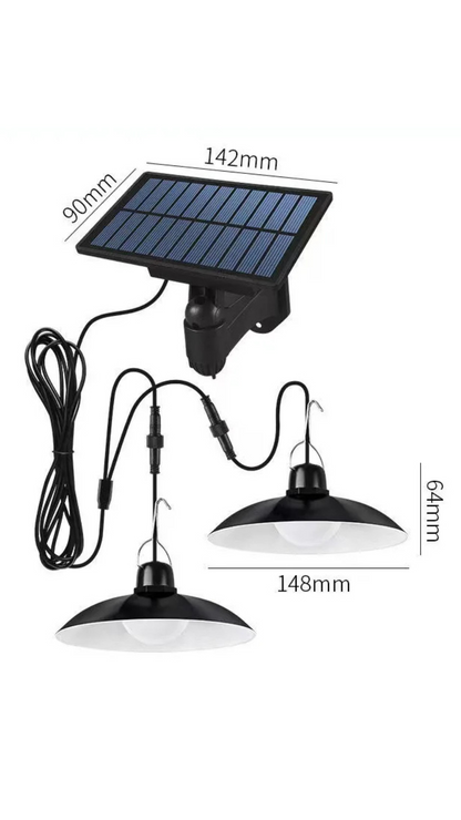 Lampe pour jardin solaire .