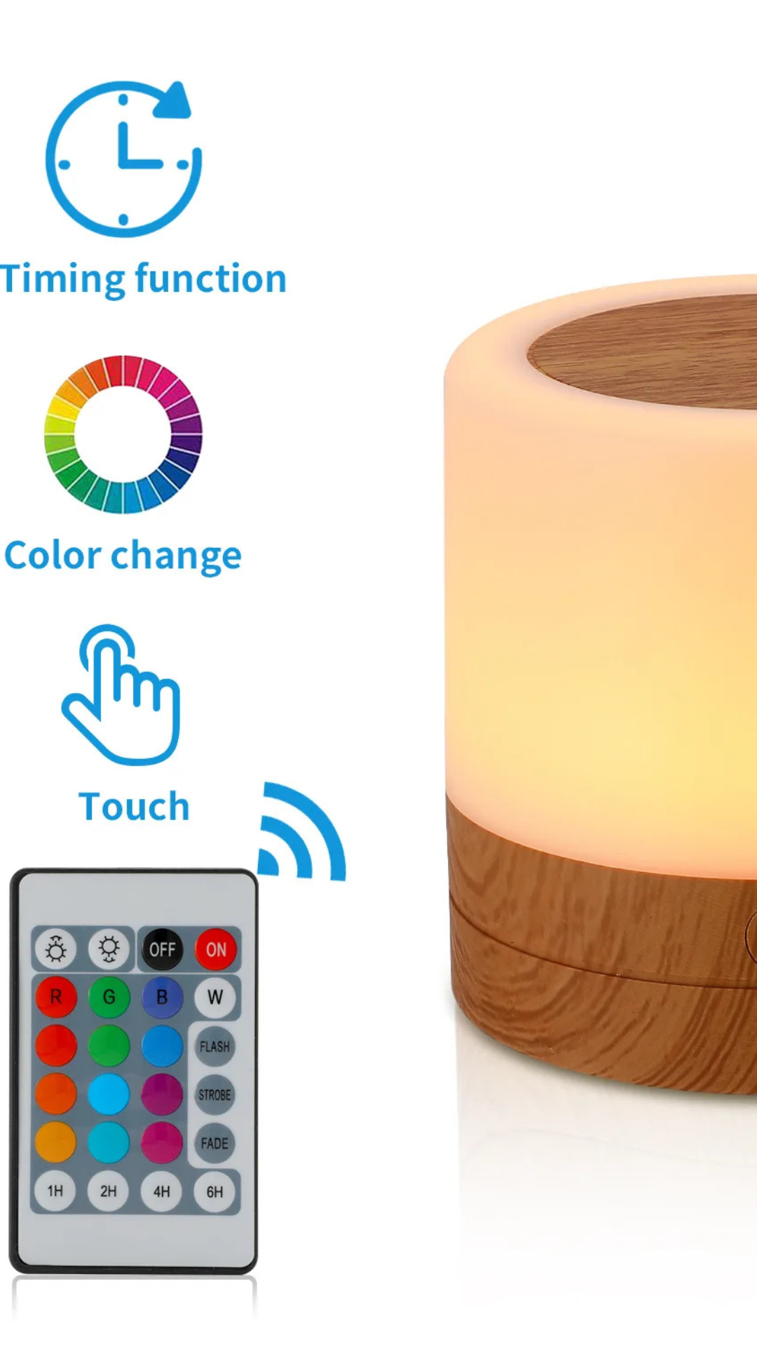 Lampe led tactile .