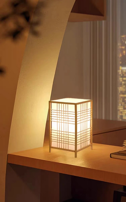 Lampe de chevet japonaise .