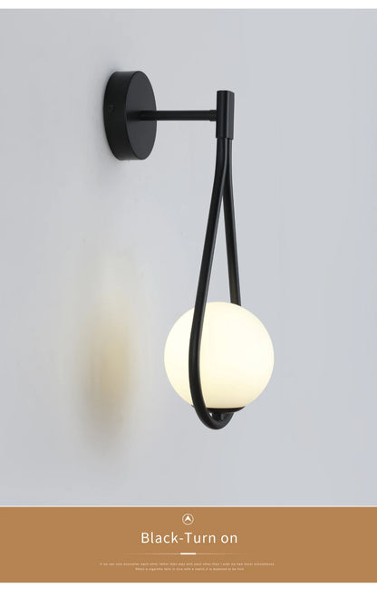 Lampe de chevet murale .