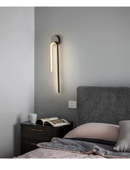 Lampe de chevet murale led .